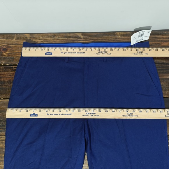 Kenneth Cole Reaction men's Dress Pant‎ Trousers TECHIN-COLE Navy Size 40x32 NEW - Picture 2 of 7